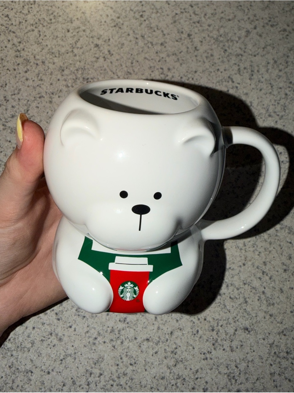 Starbucks White Bearista Mug Limited Edition Holiday 2025
